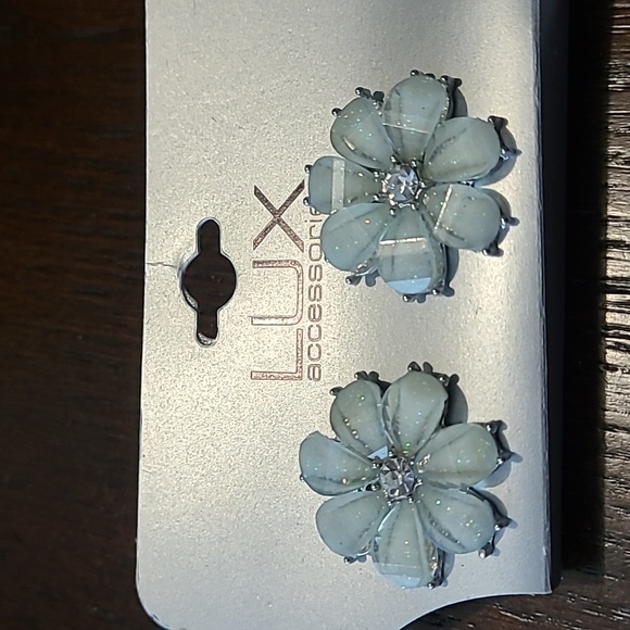 LUX Macy's 2028 earring jewelry bundle New with tags sparkle iridescent beaded ! - Picture 2 of 6